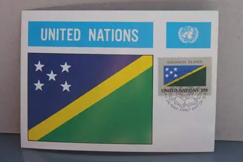 Solomon Islands;  Maximumkarte; Offizielle UNO-MK