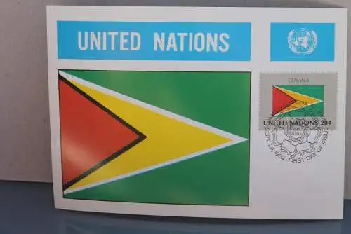 Guyana;  Maximumkarte; Offizielle UNO-MK