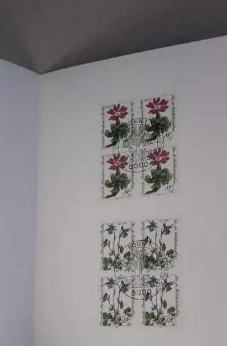 Ministerkarte zum Ausgabeanlaß: "Wohlfahrt 1983", 13. Okt. 1982; MiNr.1188-91; Berlin:703-06
