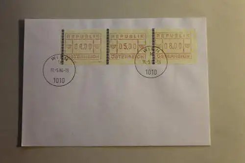 Automatenmarken; ATM; FDC 11.5.1988 Wien