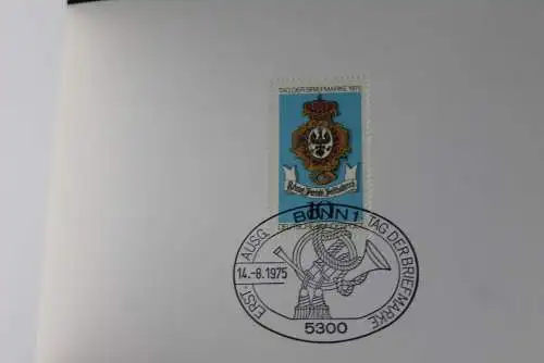 Ministerkarte zum Ausgabeanlaß:  "Tag der Briefmarke 1975", 14.8.1975; MiNr. 866