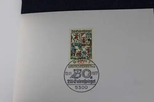 Ministerkarte zum Ausgabeanlaß:  "Till Eulenspiegel", 13.1.1977 ; MiNr. 922