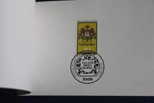 Ministerkarte zum Ausgabeanlaß:  "Tag der Briefmarke 1977", 13.10.1977 ; MiNr. 948