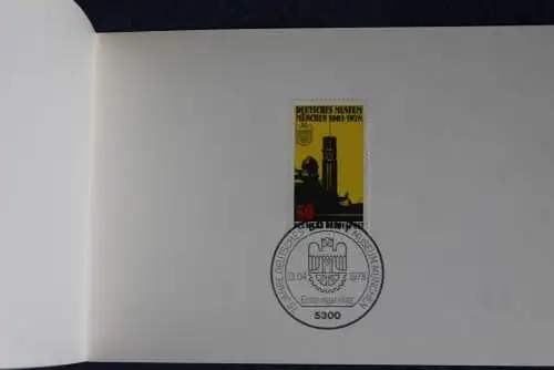 Ministerkarte zum Ausgabeanlaß:  "Deutsches Museum München", 13.4.1978 ; MiNr. 963