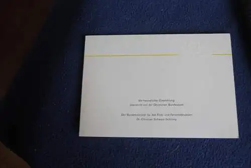 Silberkarte; Zentrale Klappkarte mit Postwertzeichen - Kontaktgabe: Tag der Briefmarke 1983, 13.10.1983, MiNr. 1192