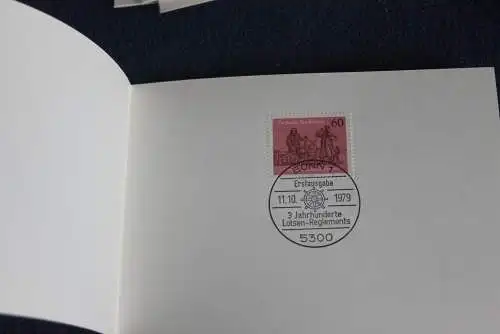 Ministerkarte zum Ausgabeanlaß: "Lotsen-Reglement"; 11.10.1979; MiNr. 1022