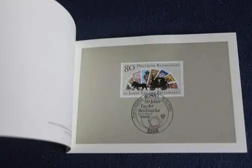 Ministerkarte zum Ausgabeanlaß: "Tag der Briefmarke 1986", 16.10.1986; MiNr. 1300