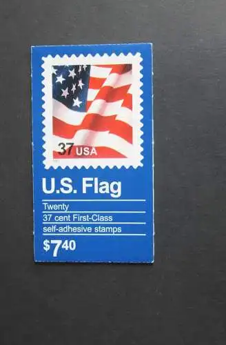 U.S. Flag; 20 x 37 Cent; 2002; selbsklebend; ungebraucht