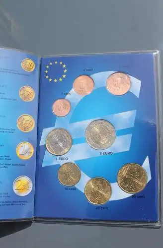 Frankreich; EURO - Kursmünzensatz 1999; unzirkuliert; im Folder