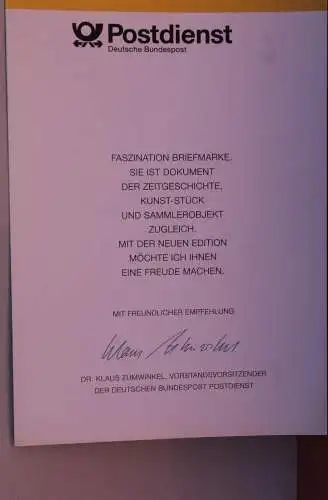 Ministerkarte zum Ausgabeanlaß:  "Sporthilfe - Für den Sport 1994"; 10.2.1994 ; MiNr. 1717-20; Sondergröße