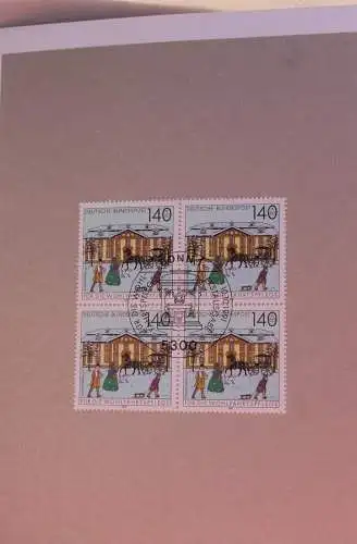 Ministerkarte zum Ausgabeanlaß:  "Wohlfahrt 1991: Historische Posthäuser"; 10. Okt. 1991 ; MiNr. 1563-68; Sondergröße
