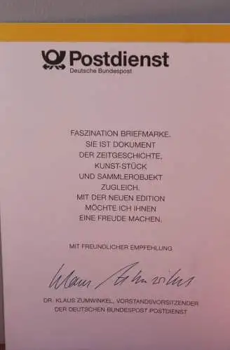 Ministerkarte zum Ausgabeanlaß:  "Willy Brandt (W. Frahm)"; 10. Nov. 1993 ; MiNr. 1706