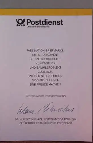 Ministerkarte zum Ausgabeanlaß:  "IFA Berlin"; 12. Aug. 1993 ; MiNr. 1690