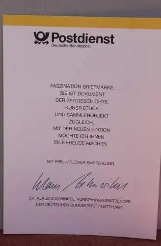 Ministerkarte zum Ausgabeanlaß: "Museum für Völkerkunde Leipzig"; 8. Sept. 1994 ; MiNr. 1751