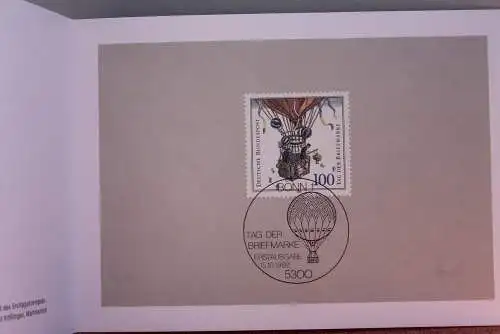 Ministerkarte zum Ausgabeanlaß: "Tag der Briefmarke 1992", 15. Okt.. 1992;  MiNr. 1638