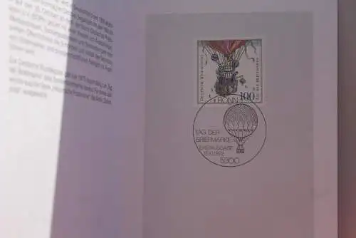 Ministerkarte zum Ausgabeanlaß: "Tag der Briefmarke 1992", 15. Okt.. 1992;  MiNr. 1638