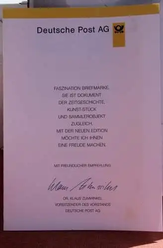 Ministerkarte zum Ausgabeanlaß:  "Für die Jugend 1995: Hunderassen", 8. Juni 1995; MiNr. 1797-1801