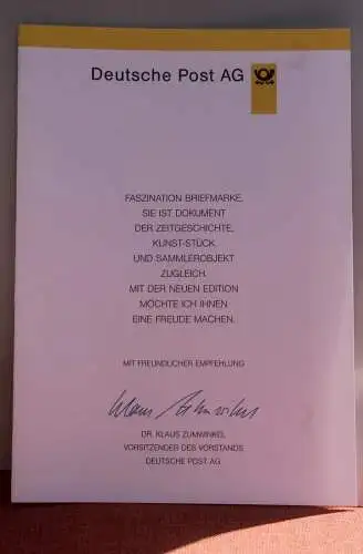 Ministerkarte zum Ausgabeanlaß: "Deutsche Malerei", 7. März 1996; MiNr. 1843-45