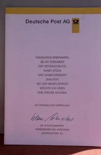 Ministerkarte zum Ausgabeanlaß: "Für den Sport - Sporthilfe; 100 Jahre Olympische Spiele", 13. Juni 1996; MiNr. 1861-64