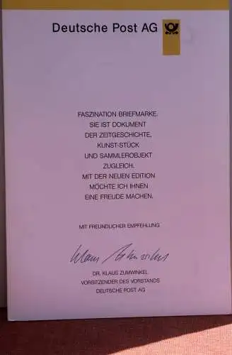 Ministerkarte zum Ausgabeanlaß: "Bilder aus Deutschland", 2. Aug. 1997; MiNr. 1943-45