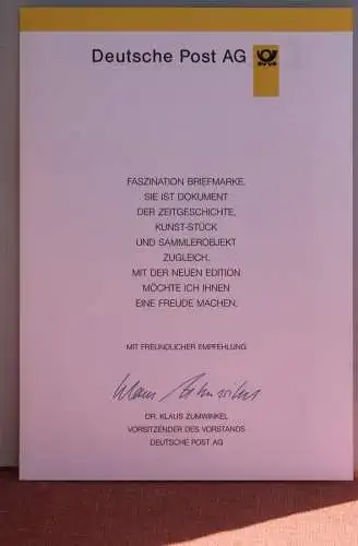 Ministerkarte zum Ausgabeanlaß: Blockausgabe: "50 Jahre Schutzgemeinschaft Deutscher Wald", 5. Mai 1997; MiNr. Block 38