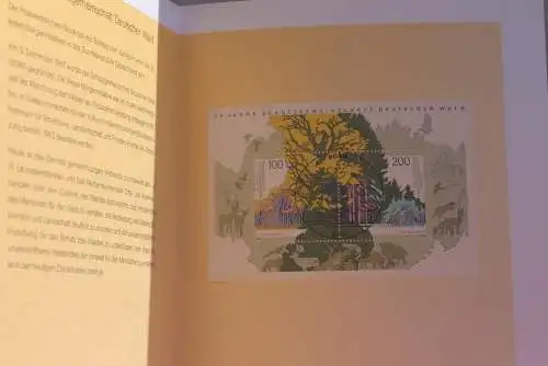 Ministerkarte zum Ausgabeanlaß: Blockausgabe: "50 Jahre Schutzgemeinschaft Deutscher Wald", 5. Mai 1997; MiNr. Block 38