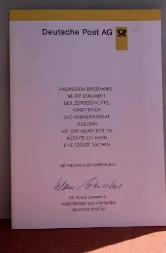 Ministerkarte zum Ausgabeanlaß:  "Für den Sport - Sporthilfe", 4. Febr.  1997; MiNr. 1898-1901