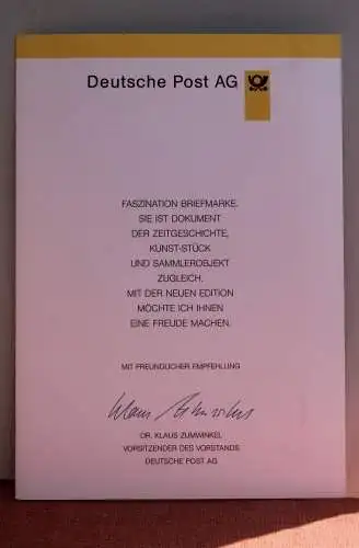 Ministerkarte zum Ausgabeanlaß: Blockausgabe "Für uns Kinder", 17. Juli 1997; MiNr. Block 40