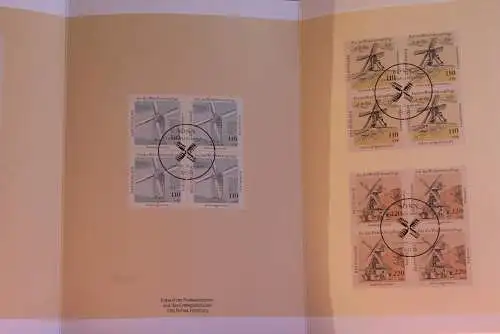 Ministerkarte zum Ausgabeanlaß: "Wohlfahrtsmarken 1997", 9. Okt. 1997; MiNr. 1948-52