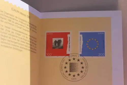 Ministerkarte zum Ausgabeanlaß: "EUROPA-Marken 1995" , 5. Mai 1995; MiNr. 1790-91