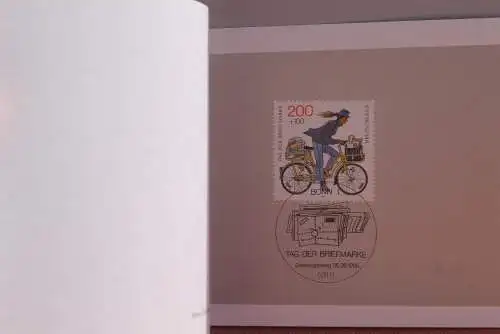 Ministerkarte zum Ausgabeanlaß:  "Tag der Briefmarke 1995", 6.Sept.1995; MiNr. 1814