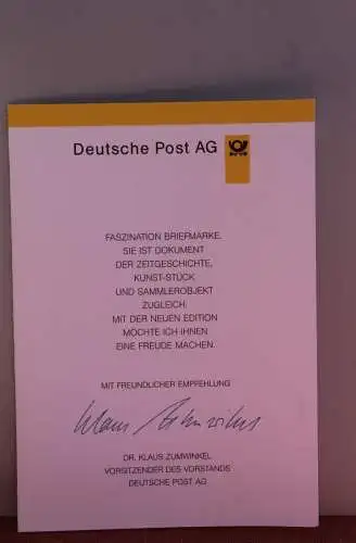 Ministerkarte zum Ausgabeanlaß:  "Deutscher Fußballmeister 1995", 6.12.1995; MiNr. 1833