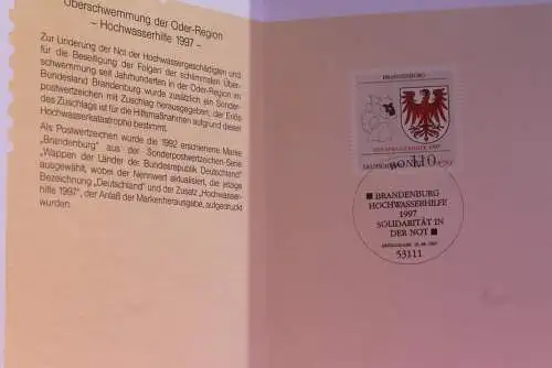 Ministerkarte zum Ausgabeanlaß: "100 Jahre Dieselmotor "; 19.08.1997; MiNr. 1941