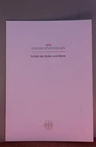 Ministerkarte zum Ausgabeanlaß: "Umweltschutz"; 7.5.1998; MiNr. 1989