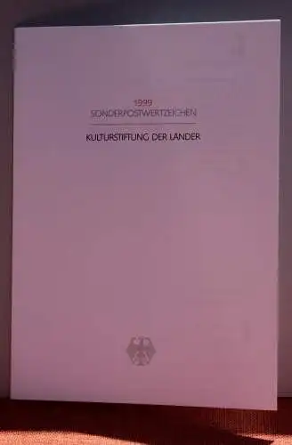 Ministerkarte Kulturstiftung der Länder; 15.07.1999; MiNr. 2063-64