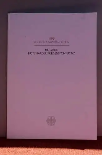 Ministerkarte 100 Jahre Haager Friedenskonferenz; 15.07.1999; MiNr. 2066