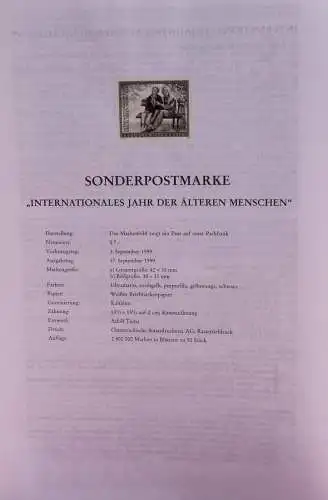 Schwarzdruck auf Schwarzdruckblatt Österreich 1999 zur Ausgabe: Internationales Jahr der Älteren Menschen