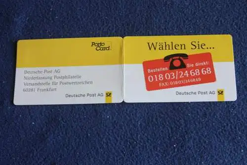 PortoCard Deutsche Post 1997 mit Orig. Inhalt