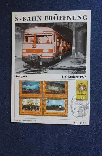 S-Bahn Eröffnung Stuttgart 1978