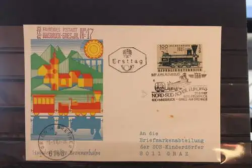 Österreich, Fahrendes Postamt Nr. 17, Innsbruck-Gries a. Br. 1967