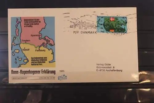 Paquebot, Fähre M/F Danmark von DK nach Deutschland 1985