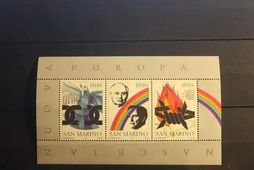 San Marino 1991; Block: Geburt des Neuen Europa, ungebraucht