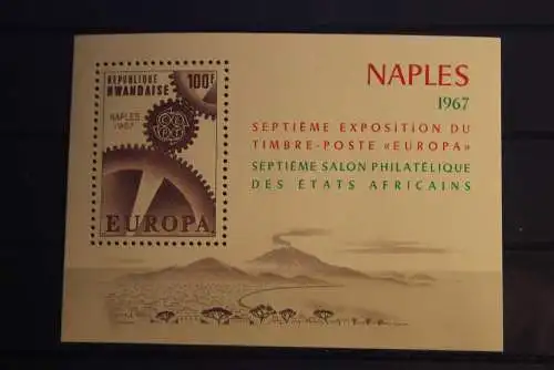 Ruanda Rwandaise, EUROAFRIQUE 1967; EUROPA-Ausstellung Neapel 1967