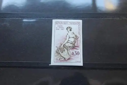 Frankreich Madame de Stael, Farbprobe, geschnitten, ungezähnt