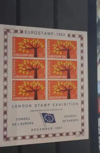 Großbritannien 1962, Sonderdruck zur EUROSTAMP, gummiert