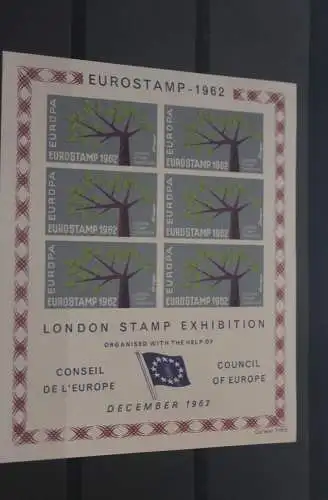 Großbritannien 1962, Sonderdruck zur EUROSTAMP, gummiert