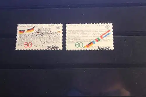 Deutschland BRD EUROPA-Ausgabe 1982 mit Musterstempel; Muster-Marke