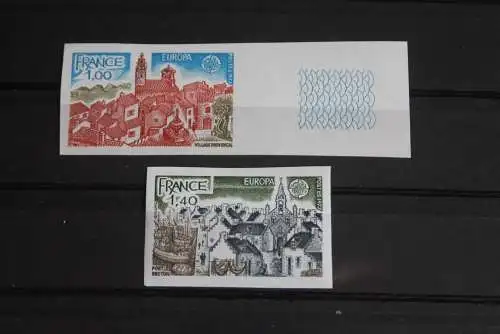 Frankreich EUROPA-Ausgabe 1977 ungezähnt, geschnitten, postfrisch
