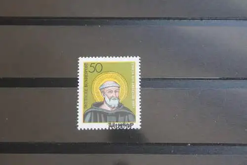 Deutschland BRD Hl. Benedict 1980 mit Muster-Stempel; Muster-Marke