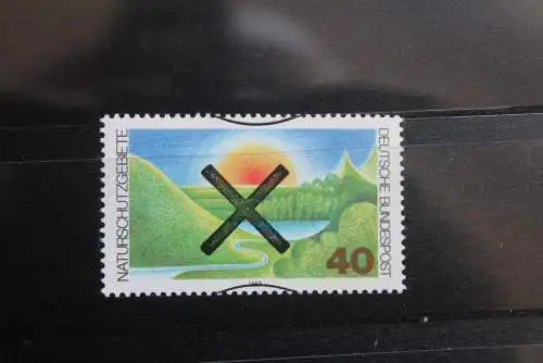 Deutschland BRD Naturschutzgebiete 1980 mit Andreaskreuz